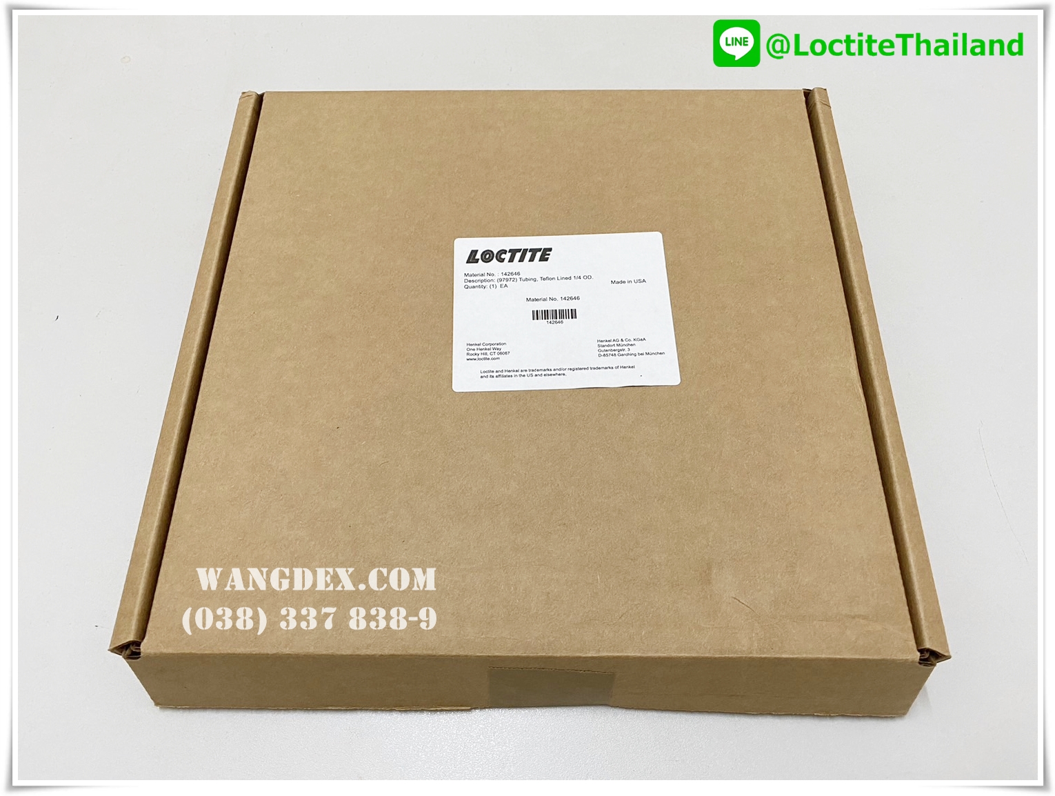 Loctite 142646 / 97972 PTFE Tubing, Teflon Lined 1/4 OD